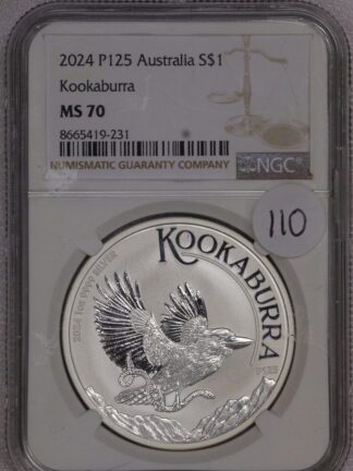2024 Kookaburra Australia NGC MS70