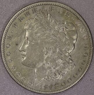 1892-S Morgan Silver Dollar Very Fine Cleaned
