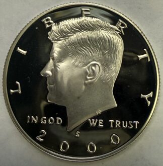 2000 S Kennedy Half Dollar 90% Silver Proof SINGLE