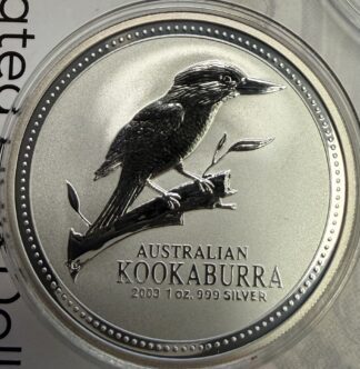 2003 Australian Kookaburra 1 oz Fine Silver