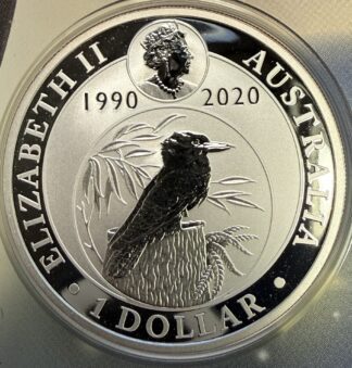 2020 Australian Kookaburra 1 oz Fine Silver