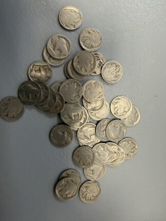 1913-1937 NO Date Buffalo Nickel Roll