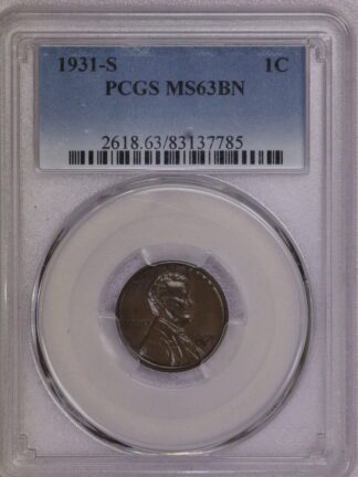 1931 S Lincoln Wheat Cent MS63 BN 83137785