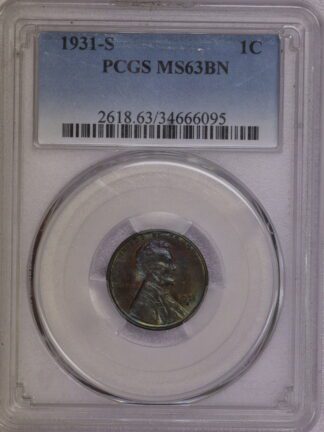 1931 S Lincoln Wheat Cent MS63 BN 34666095