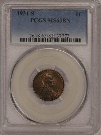 1931 S Lincoln Wheat Cent MS63 BN 83137773