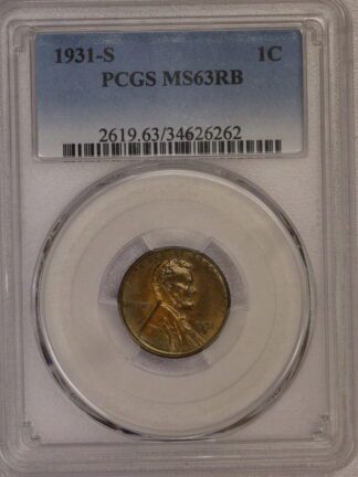 1931 S Lincoln Wheat Cent MS63 RB 34626262