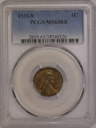 1931 S Lincoln Wheat Cent MS63 RB 33240320