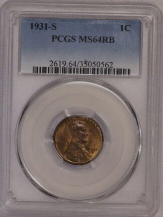 1931 S Lincoln Wheat Cent MS64 RB 35050562