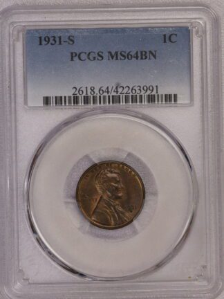 1931 S Lincoln Wheat Cent MS64 BN 42263991