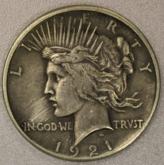 AUCTION- 1921 Peace Dollar Cleaned and Circulated