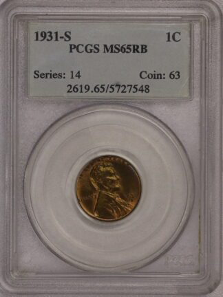 1931 S Lincoln Wheat Cent MS65 RB 5727548