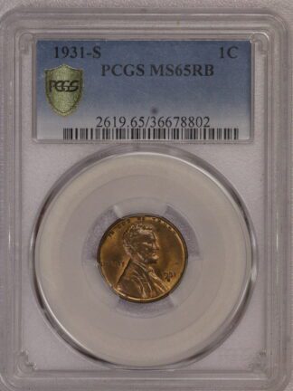 1931 S Lincoln Wheat Cent MS65 RB 36678802