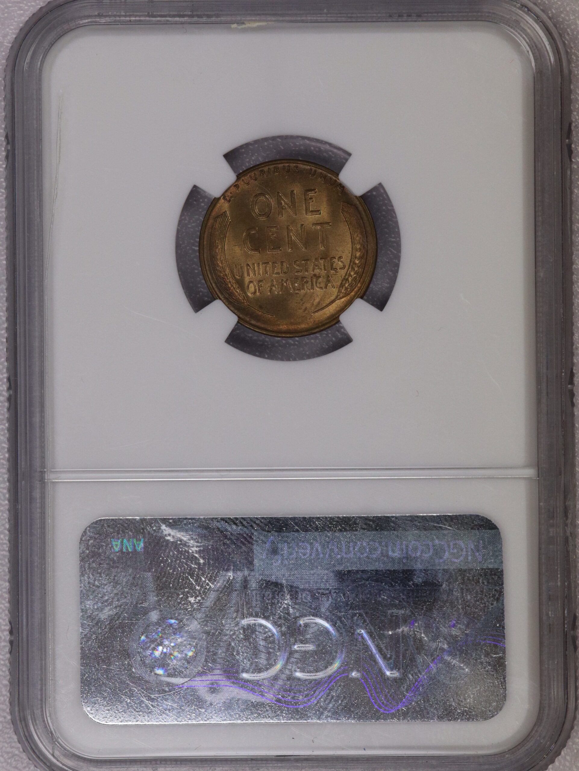 1931 S Lincoln Wheat Cent MS65 RB NGC - Image 2