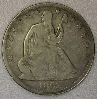 1861-O Seated Liberty Half Dollar Good