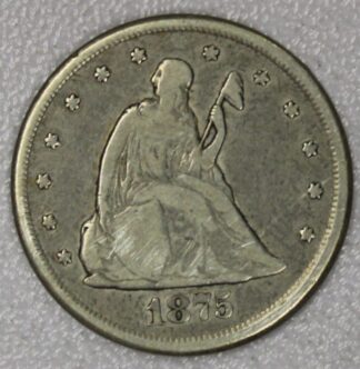 1875-CC Twenty Cent Piece Good