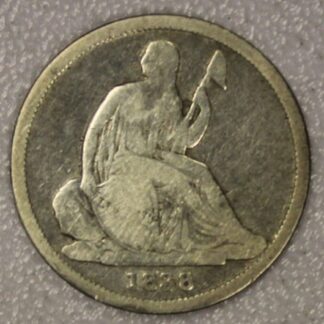 1838-O Seated Liberty Dime VG