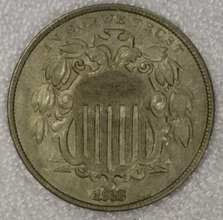 1868 Shield Nickel Extra Fine