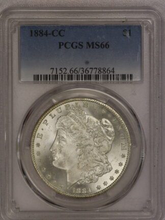 1883 CC Morgan Dollar MS66 PCGS