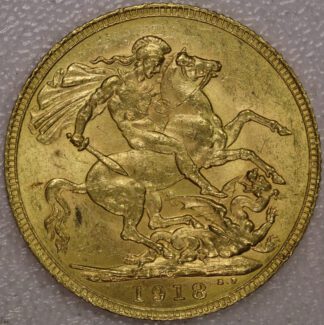 1918 Gold Sovereign United Kingdom
