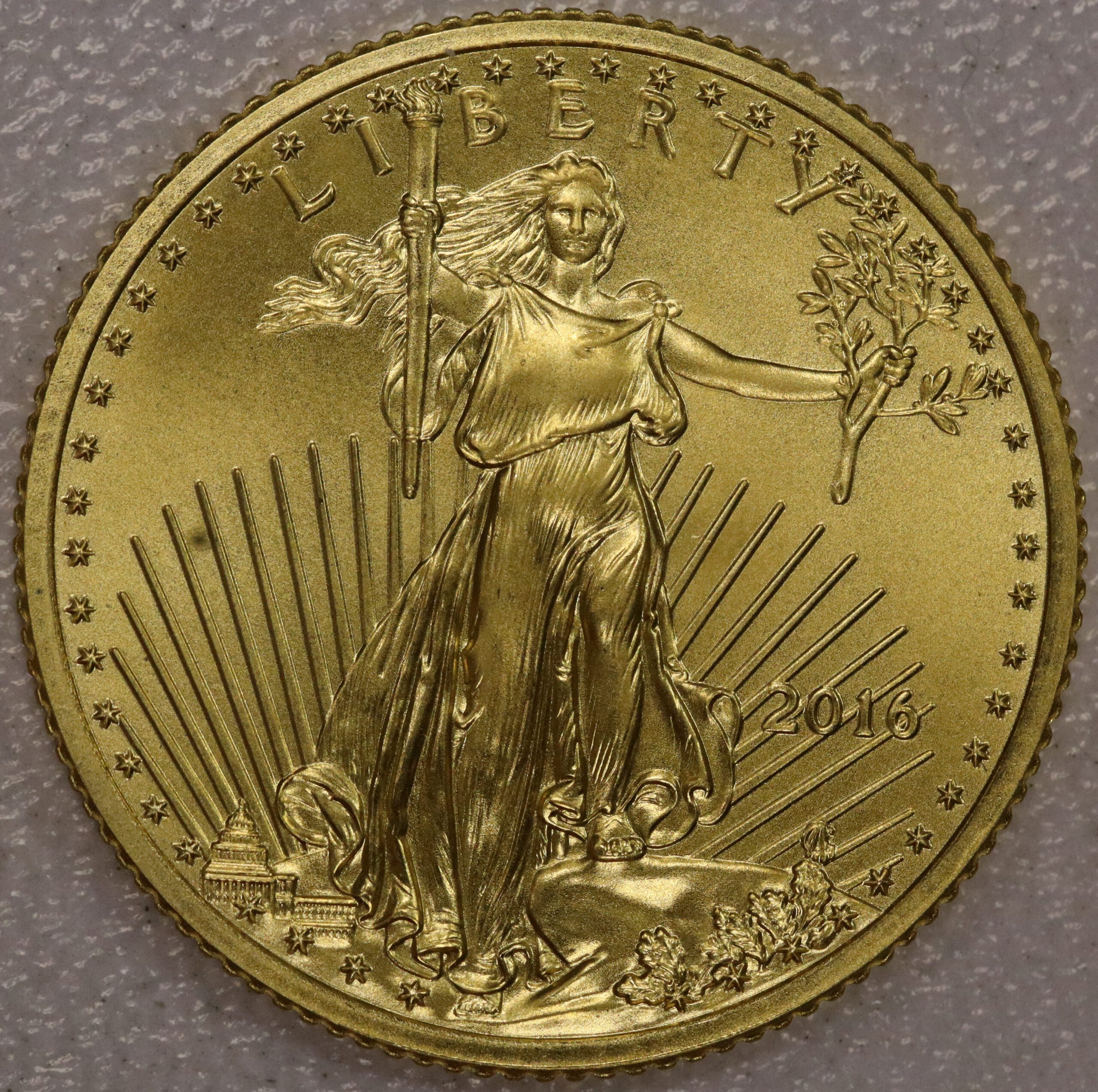 2016 American Gold Eagle 1/4 th $10