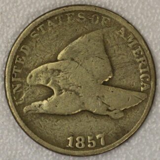 AUCTION-   1857 Flying Eagle Cent Circulated