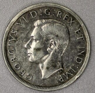 AUCTION-   1939 Canada Silver Dollar Parliament Building Royal Visit
