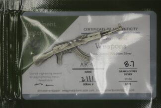 AUCTION-   2024 Investment Caster 8.7 Grams .999 Silver AK-47