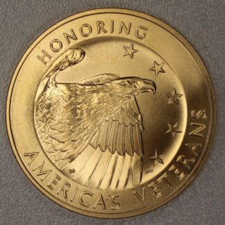 2019 US Mint Honoring Veterans Bronze Medallion