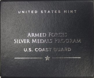 2022 Armed Forces US Coast Guard .999 Silver Medal OGP COA