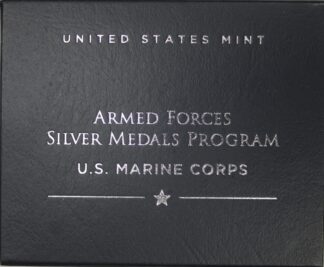 2022 Armed Forces US Marine Corps One Ounce .999 Silver Medal OGP & COA