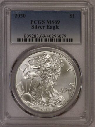 2020 Silver Eagle MS69 PCGS