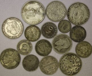 1842-1963 World Silver Coins Over Two Troy Ounces of Silver