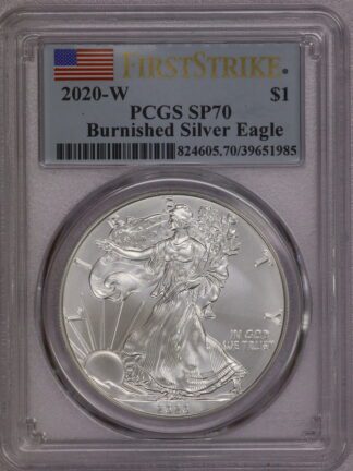 2020 W Silver Eagle Burnished SP70 NGC