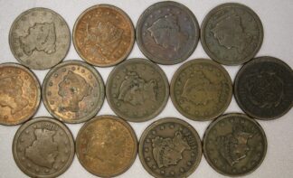 1842 to 1854 Large Cent Circulated Random Date Our Choice