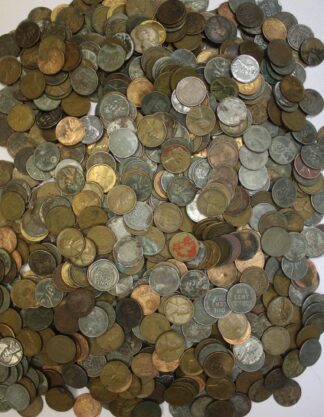 1909-1958 Cents:  Over Five Pounds of Off Quality Cents Corroded, Polished, Bent, ECT...