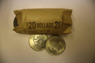 1/2 Roll of 10 Bicentennial Circulated Eisenhower Clad Dollars