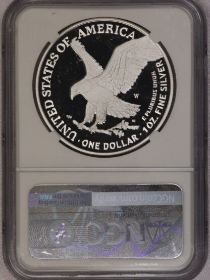 2022 S Silver Eagle First Releases PF70 NGC Eagle Label