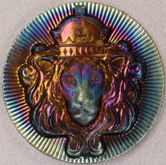 Auction - ARTIFICIALLY TONED! 2 oz .999 Fine Silver Scottsdale Round