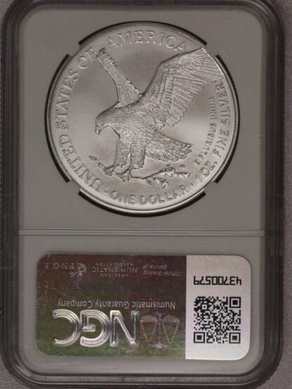 2025 (W) Silver Eagle First Releases Star Label MS70 NGC