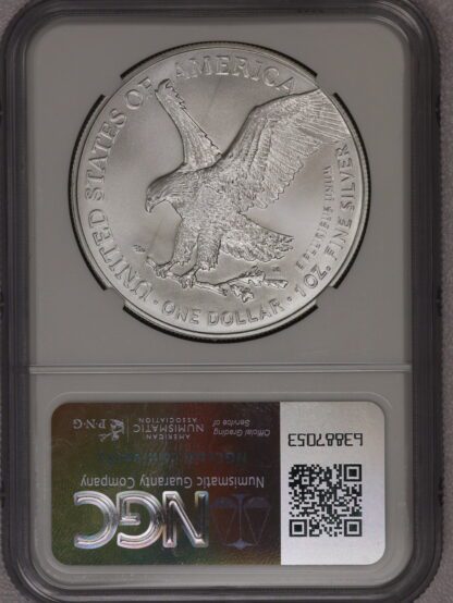 2024 (W) Silver Eagle First Day of Issue MS70 NGC 1st – Portsmouth