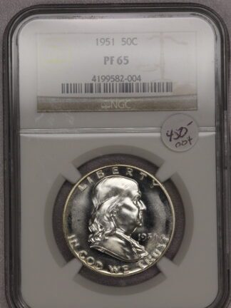 1951 Franklin Half ANACS PF65 4199582-004