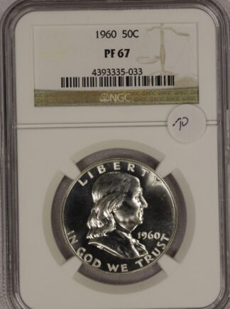 1960 Franklin Half NGC PF67