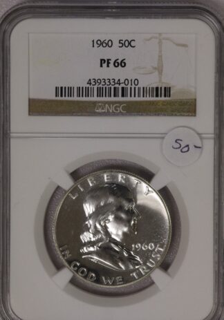 1960 Franklin Half NGC PF66