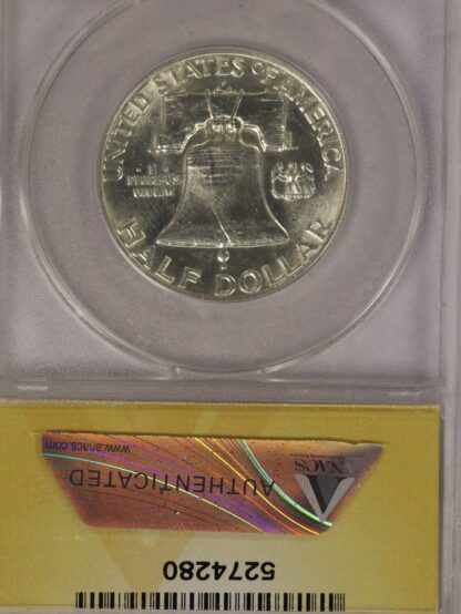 1963-D Franklin Half ANACS AU58 – Portsmouth Coin & Currency Co