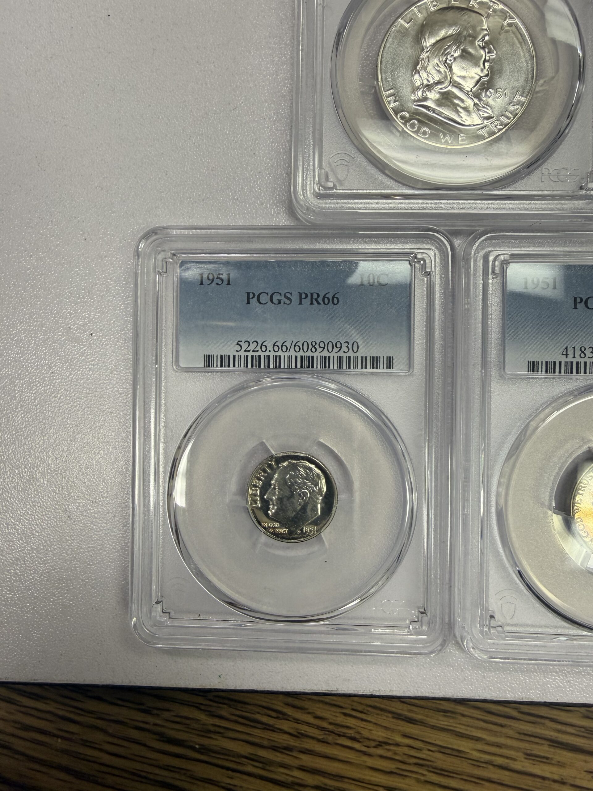 1951 Proof Set 5 Coins PCGS Graded - Image 5