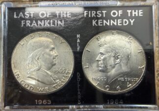 Auctions - 1963 Franklin & 1964 Kennedy Half Dollars 90% Silver