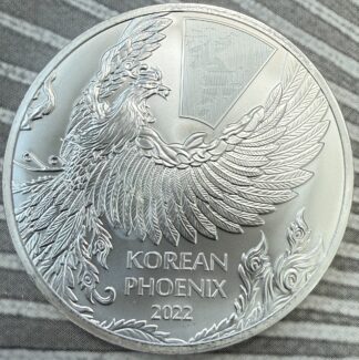 2022 Korea 1 oz .999 Silver Korean Phoenix