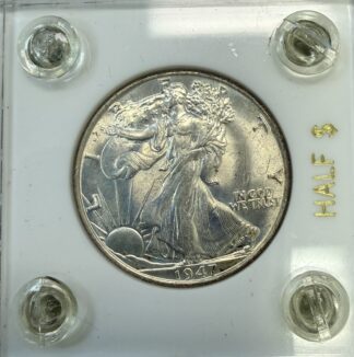 Auctions - 1947 Walking Halfe Dollar UNC Scratched
