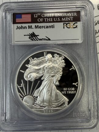 2015 W PR70 DCAM Mercanti Signed PCGS PR70