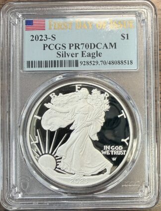 2023 S Silver Eagle PR70 PCGS First Day of Issue
